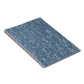 Blueprint Geometry Notebook - Sleek Design Notizblock (Rechte Seite)
