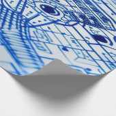Blueprint Geschenkpapier (Ecke)