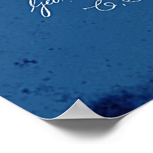 Blueprint Guitar Patent Poster (Ecke)