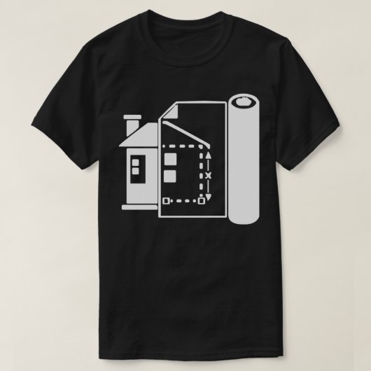 Blueprint House Architect 1 T-Shirt (Design vorne)