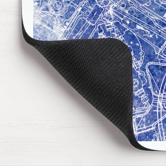 Blueprint Mousepad (Ecke)