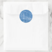 Blueprint Runder Aufkleber (Tasche)