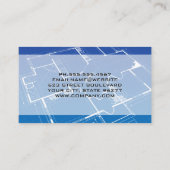 Blueprint | Symbol für den elektrischen Stecker de Visitenkarte (Rückseite)