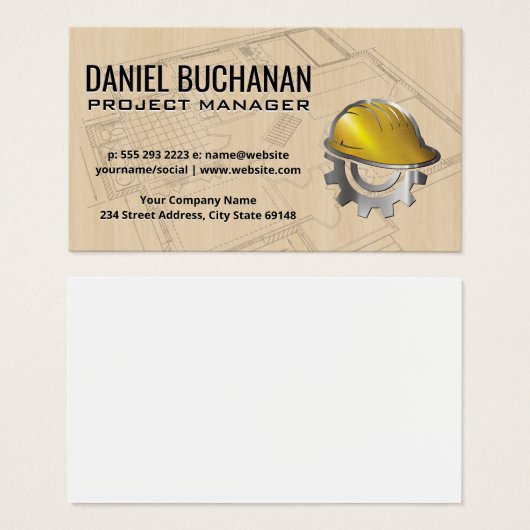 Blueprints | Architect Hard Hat | Carpentry (Vorne & Hinten)