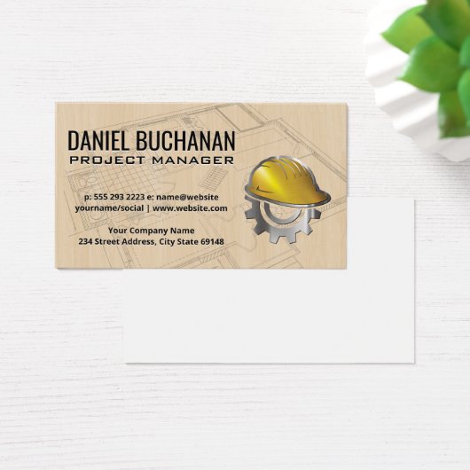 Blueprints | Architect Hard Hat | Carpentry (Schreibtisch)