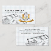 Blueprints | Architect Logo | Home Properties Visitenkarte (Vorne/Hinten)