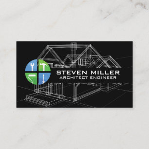 Blueprints   Architekt   Ingenieurwesen Visitenkarte