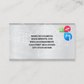 Blueprints | Bauleistungen Visitenkarte (Rückseite)