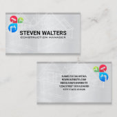 Blueprints | Bauleistungen Visitenkarte (Vorne/Hinten)