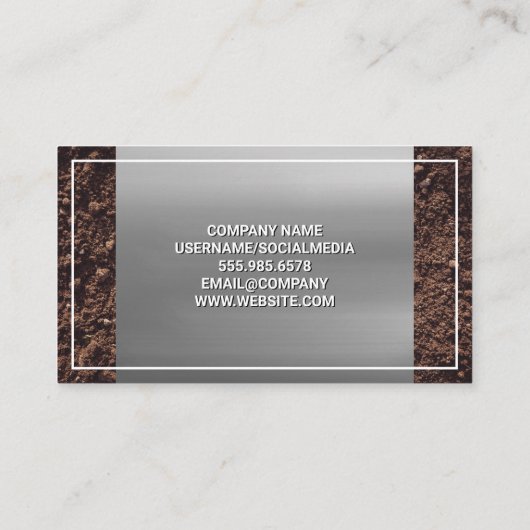 Blueprints | Hardhat Visitenkarte (Rückseite)