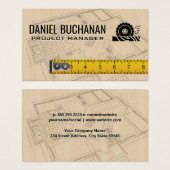Blueprints | Holz | Tape Measure | Bau (Vorne & Hinten)