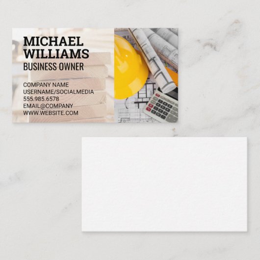 Blueprints | Konstruktion | Nummer Visitenkarte (Vorne/Hinten)