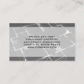 Blueprints | Logo für den Zimmerservice Visitenkarte (Rückseite)