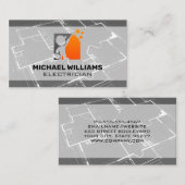 Blueprints | Logo für den Zimmerservice Visitenkarte (Vorne/Hinten)