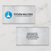 Blueprints | Plunger-Symbol Visitenkarte (Vorne/Hinten)