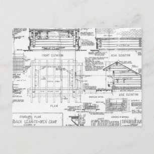 Blueprints Postkarte