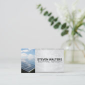 Blueprints | Solarpaneel Visitenkarte (Stehend Vorderseite)