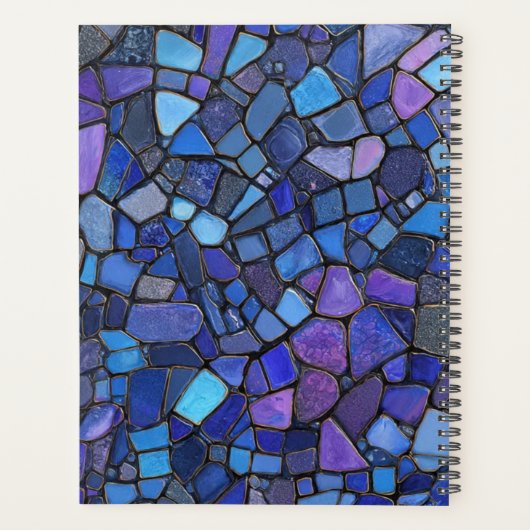 BluePurpleMosaicTile Planer (Rückseite)