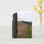 BlueRidge Notecard Karte (Gelbe Blume)