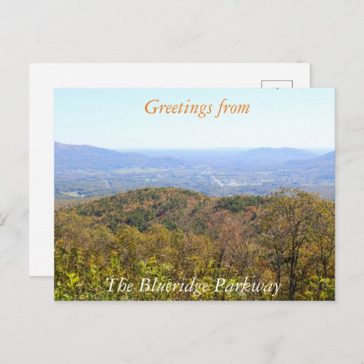 Blueridge Parkway Postcard Postkarte (Vorne/Hinten)
