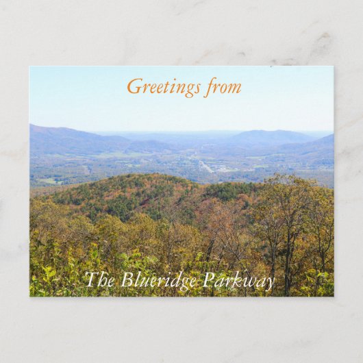 Blueridge Parkway Postcard Postkarte (Vorderseite)