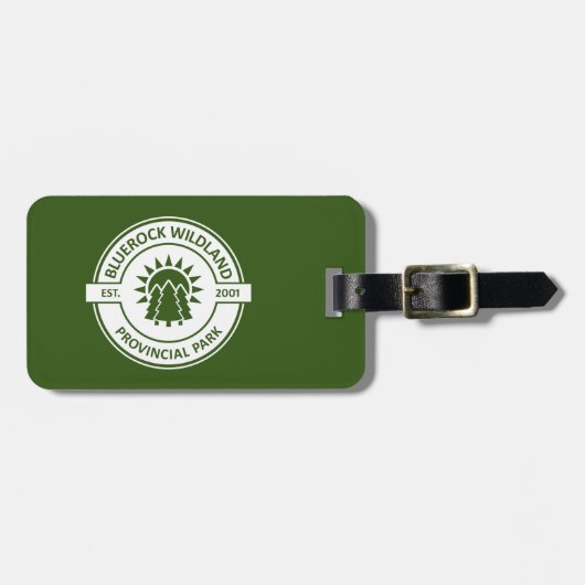 Bluerock Wildland Provincial Park Gepäckanhänger (Vorderseite horizontal)