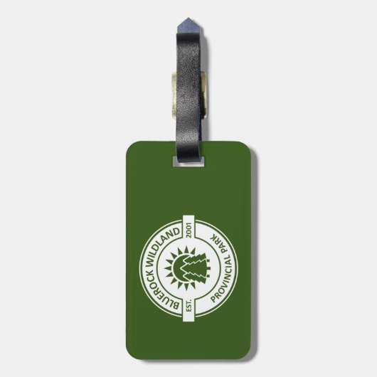 Bluerock Wildland Provincial Park Gepäckanhänger (Rückseite vertikal)