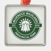 Bluerock Wildland Provincial Park Ornament Aus Metall (Vorne)