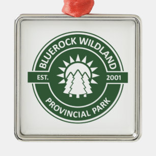 Bluerock Wildland Provincial Park Ornament Aus Metall