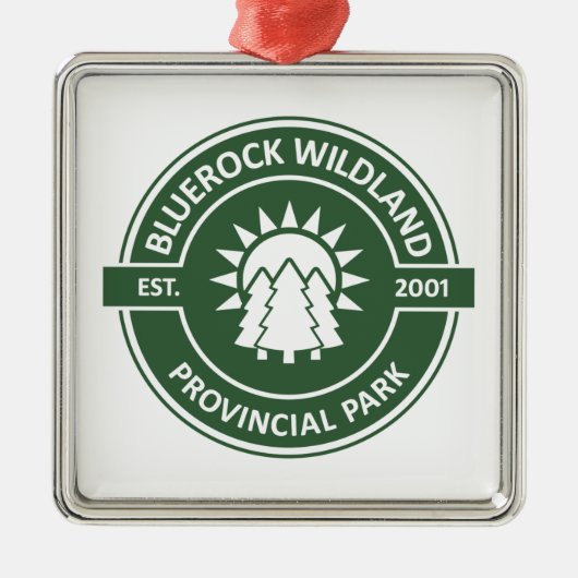 Bluerock Wildland Provincial Park Ornament Aus Metall (Vorne)