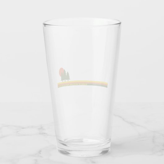 Bluerock Wildland Provincial Park Pine Trees Sun Glas (Rückseite)