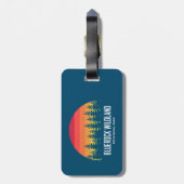 Bluerock Wildland Provinzialpark Gepäckanhänger (Rückseite vertikal)