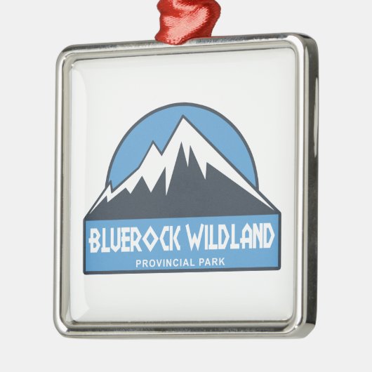 Bluerock Wildland Provinzialpark Ornament Aus Metall (Links)