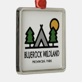 Bluerock Wildland Provinzialpark Ornament Aus Metall (Rechts)
