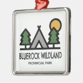 Bluerock Wildland Provinzialpark Ornament Aus Metall (Links)