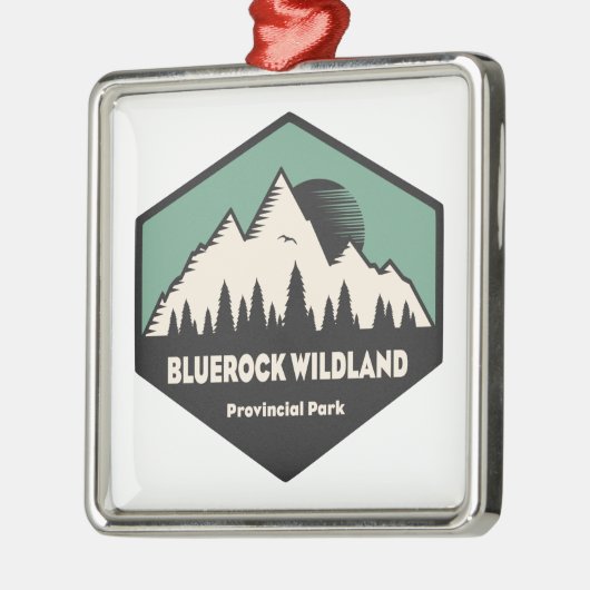 Bluerock Wildland Provinzialpark Ornament Aus Metall (Links)