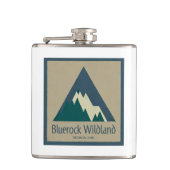 Bluerock Wildland Provinzialpark Rustic Flachmann (Vorderseite)