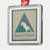 Bluerock Wildland Provinzialpark Rustic Ornament Aus Metall (Links)