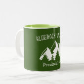 Bluerock Wildland Provinzialpark Zweifarbige Tasse (Vorderseite Links)