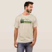 Bluerock Wildland Provinzpark Grüne Streifen T-Shirt (Vorne ganz)