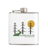 Bluerock Wildland Provinzparkplatz Flachmann (Vorderseite)