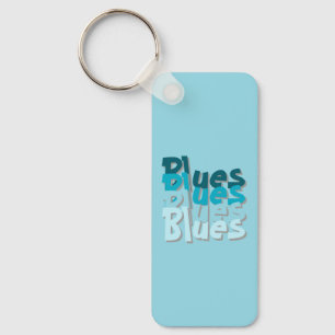 Blues Acrylic Schlüsselanhänger