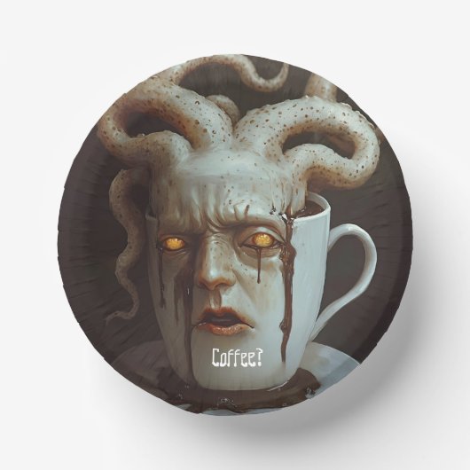 Blues am Montagmorgen Pappteller (Vorderseite)