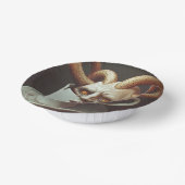 Blues am Montagmorgen Pappteller (Gewinkelt)