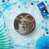 Blues am Montagmorgen Pappteller (Party)