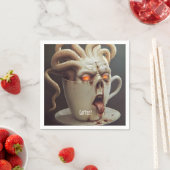 Blues am Montagmorgen Serviette (Beispiel)