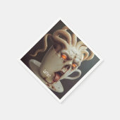 Blues am Montagmorgen Serviette (Ecke)