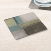 Blues an Dämmerung II Rechteckiger Pappuntersetzer (angewinkelt)