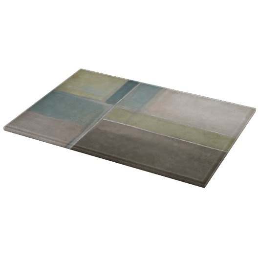 Blues an Dämmerung II Schneidebrett (Ecke)