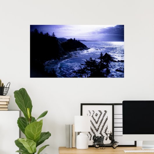 Blues an den Küsten Poster (Heimbüro)